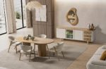 Loft Meşe Yemek Odası
